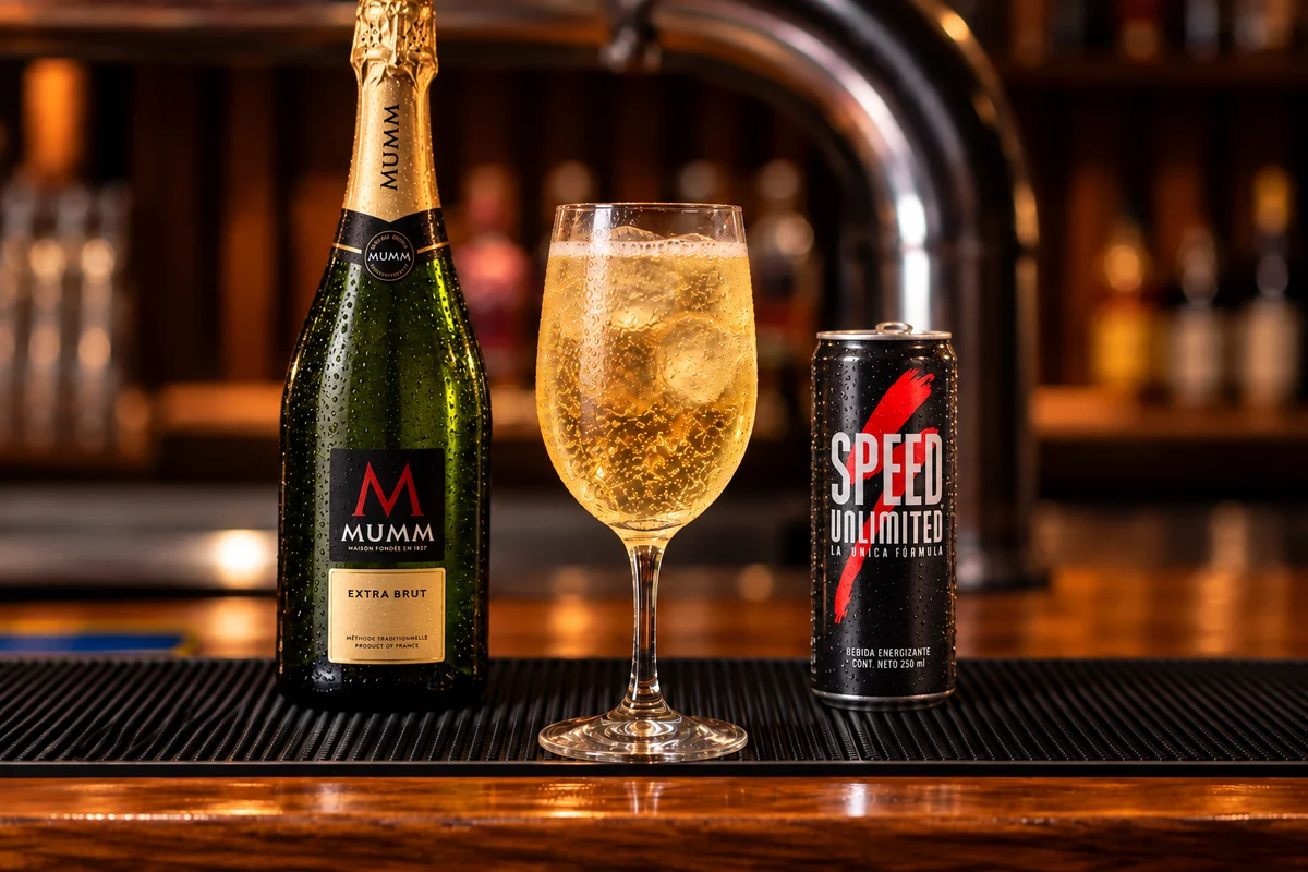 Champagne con Energizante