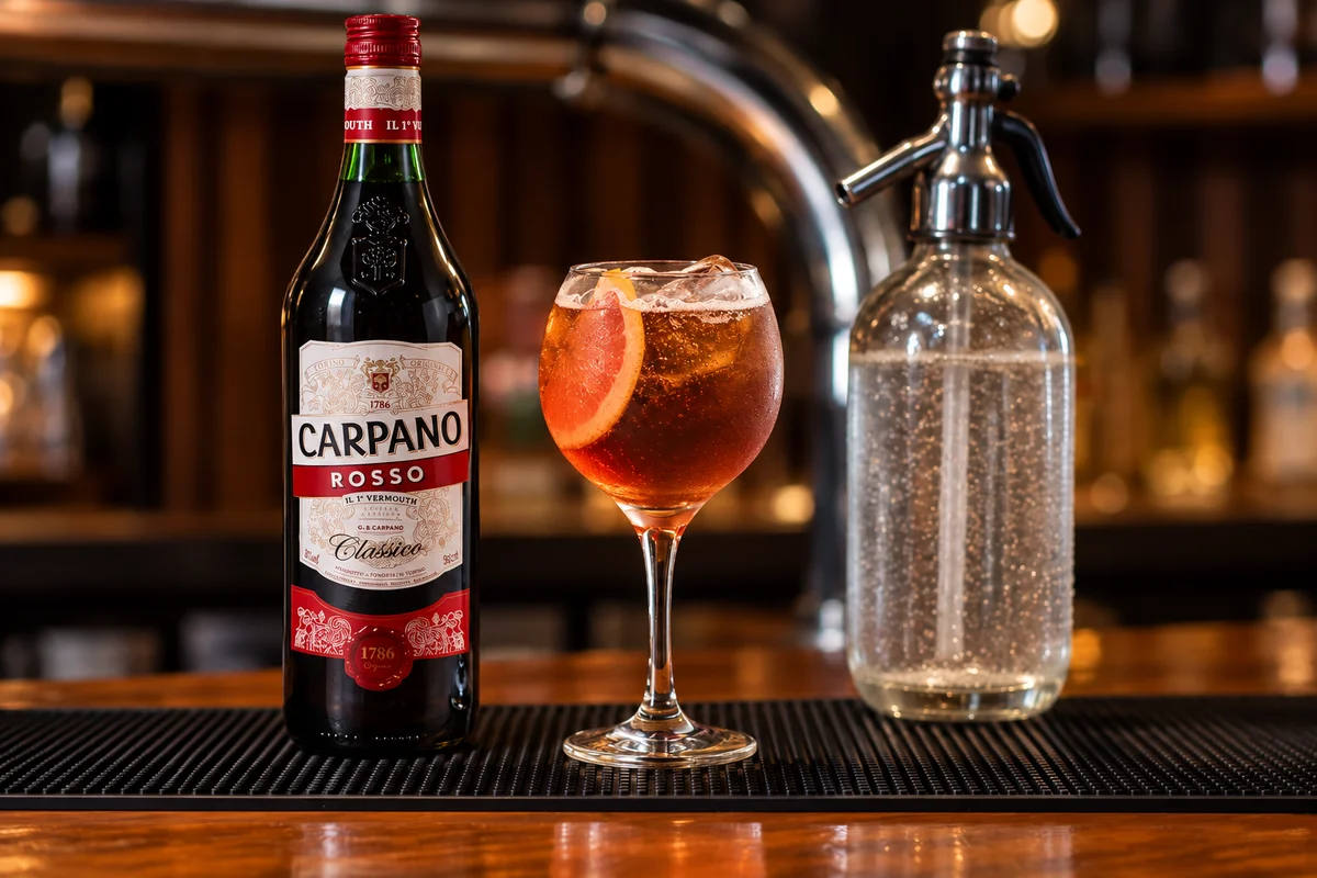Vermut con pomelo y Soda